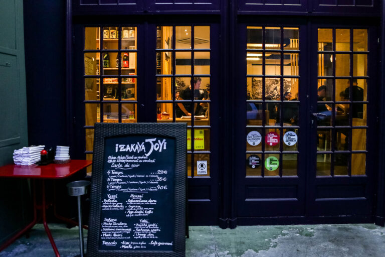 Izakaya Joyi - La carte