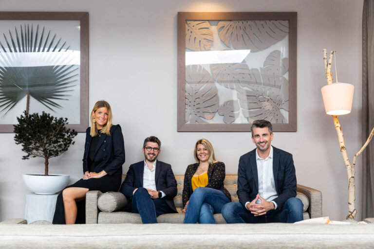 Photographe portrait collaborateurs - Photo de groupe - Brunet-Monié - Château des Tourelles Pornichet - Relais Thalasso
