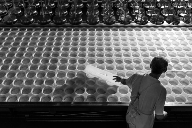 Abbaye de Cîteaux - Presse à fromage - Table d'égouttage - Photo de reportage