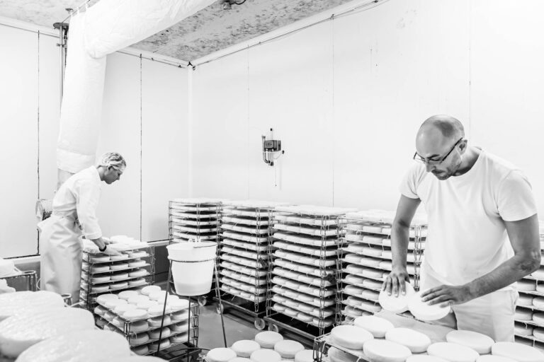 Abbaye de Cîteaux - Fromage de Cîteaux - Fabrique industrielle fromagère - Agence photo Brunet-Monié