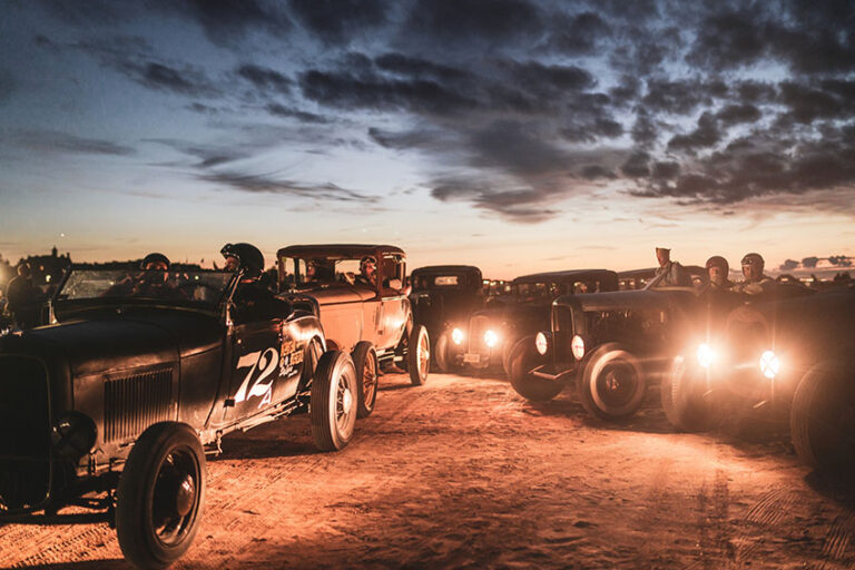 Night Racers - Photo d'art - Normandy Beach Race