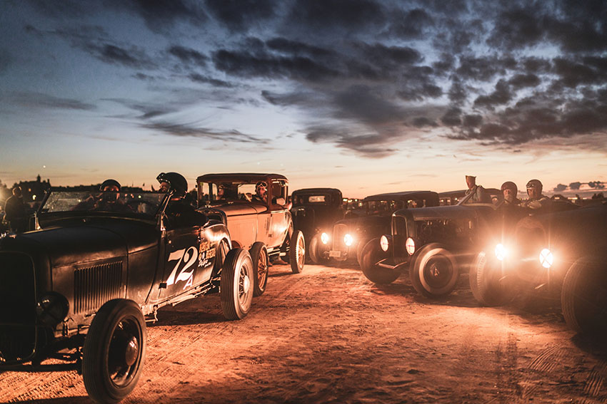 Night Racers - Photo d'art - Normandy Beach Race